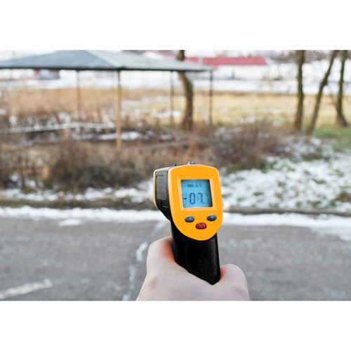 účinný laserový infračervený teplomer : pyrometer